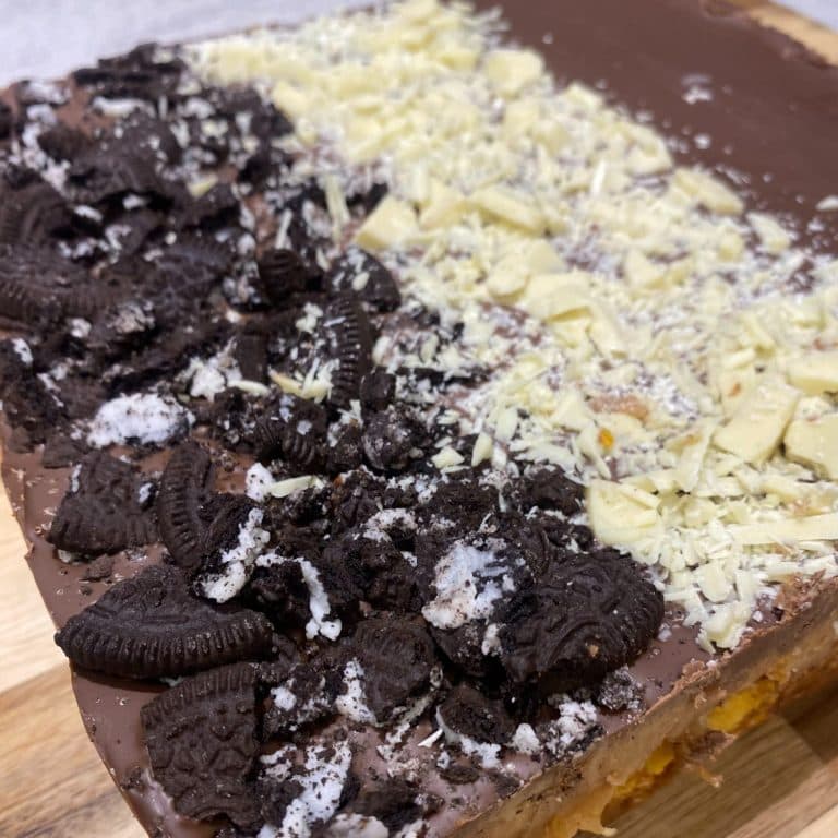 Cookie pie close-up